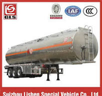 Big Volume 50000L Aluminum Alloy Oil Tank Semi Trailer