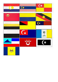 Koleksi vector bendera bendera dalam negara malaysia. Negara Malaysia Mempunyai Pelbagai Negeri Lynsmend