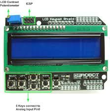 60mhz frequency meter / counter. Arduino Lcd Keypad Shield Sku Dfr0009 Dfrobot