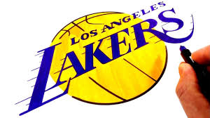 Free lakers logo printable page. How To Draw The Los Angeles Lakers Logo Youtube