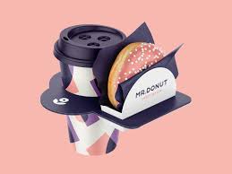 Mr Donut Sweet Dealer Food Packaging Design Creative Packaging Design Packaging Design
