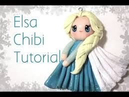 Elsa Chibi Tutorial Disney Princesses Series Http Handcraftpinterest Blogspot Com Polymer Clay Kawaii Clay Fairies Polymer Clay Tutorial