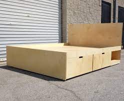 waka waka contemporary plywood box bed with storage for sale at 1stdibs plywood bed designs unique bedroom furniture queen bed frame diy