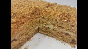 300 g mehl 150 g margarine 3 eßl. Kostlicher Honigkuchen Mit Milchmadchen Creme Einfach Und Schnell Medovik Russisches Rezept Youtube