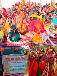 StreetBuzz रामनवमी को लेकर कल्पा ओ पी क्षेत्र के ग्राम सलारपुर में निकाला  गया कलश यात्रा Jehanabad