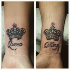 This symbol directly connects with royalty, but it can represent the concepts of different people. Queen King Traditional Tattoo Designs