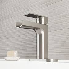 Vigo Ileana Single Hole Single Handle Bathroom Faucet With Deck Plate In Brushed Nickel Vg01042bnk1 Single Handle Bathroom Faucet Single Hole Bathroom Faucet Bathroom Faucets