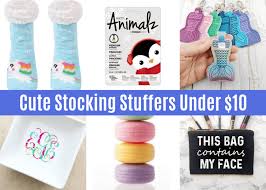 One of my favorite ways to give gifts is by filling up a stocking full of fantastic items. 15 Cute Stocking Stuffers For Her Under 10