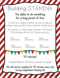 Stamina Anchor Chart Pdf Reading Stamina Stamina