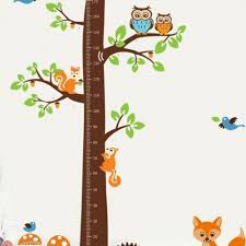 height growth chart stickers and wall decals