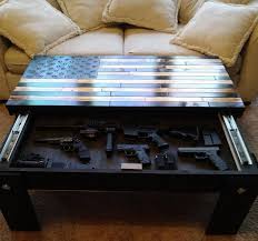We then made some cleats (1/2thick by 2 wide as long as the side are) and placed them on the inside of the top side to hold the bottom in place. Concealment Furniture Plans