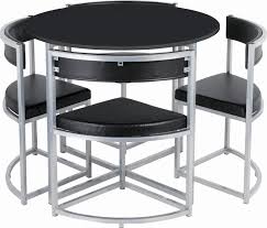 Space Saver Dining Room Table New Oak Effect Dining Table 4 Chairs Space Saver Small Room Space Saver Kitchen Table Small Dining Room Table Space Saver Table
