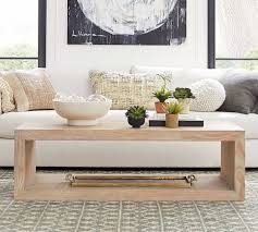 Folsom 58 Coffee Table In 2020 Coffee Table Pottery Barn Modern Sofa Table Coffee Table Wood