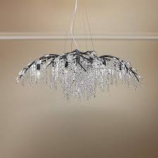 Black Iron And Crystal Chandelier Autumn Twilight 40 Wide Black Iron And Crystal Chandelier 81d76 Lamps Plus In 2020 Crystal Chandelier Chandelier Black Iron