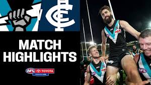 Those in australia can stream any match live via afl live pass Westhoff S 250th Port Adelaide V Carlton Highlights Round 2 2019 Afl Youtube