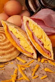 G Day Jaffle Is Ham Egg And Cheese In A Toasted Pocket Made With Cage Free Eggs All Natural Ingredients Healthy And N Food Real Food Recipes Campfire Food