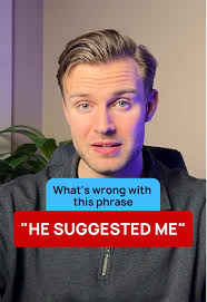 To suggest something