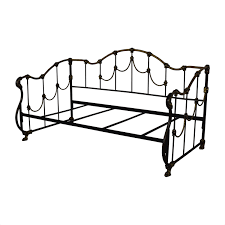 Shop wayfair for all the best metal twin beds & frames. 80 Off Gold And Black Metal Twin Day Bed Beds