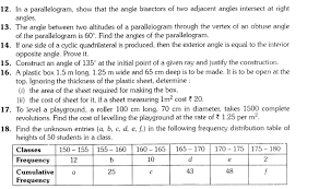 Cbse Sample Papers For Class 9 Sa2 Maths Solved 2016 Set 12 5 Sample Paper Math Solving