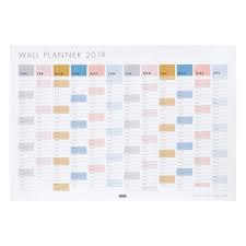 2019 Wall Planner Desk Wall Planners Kikki K Kikki K In 2020 Planner Wall Planner Planner Design
