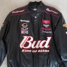 J h design 2018 nascar jacket martin truex jr bass pro. Jh Design Group Jackets Coats Dale Earnhardt Jr Budweiser Leather Racing Jacket Poshmark
