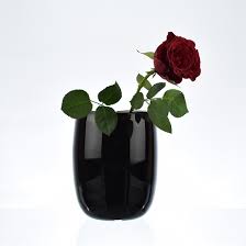 Check spelling or type a new query. Handmade Mouth Blown Black Glass Vase For Flowers 15 5 Cm
