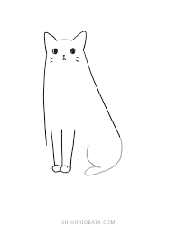 The back leg of the cat is the circle in the letter a, draw a little foot. How To Draw A Cat Easy Step By Step Tutorial