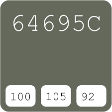 Benjamin moore enchanted forest / 700 / #616f64 hex color code. Sherwin Williams Rosemary 6187 64695c Hex Farbcode Schemas Farben Farbpaletten Passende Lackfarben