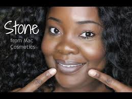Mac Stone Lipstick On Dark Skin