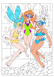 Rule34 - If it exists, there is porn of it  alice gehabich, julie  makimoto, runo misaki (bakugan)  2947391