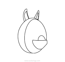 Use your favorite colors to give. Roblox Adopt Me Coloring Pages Aussie Egg Pets Drawing Coloring Pages Cute Coloring Pages