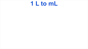 The answer is 1.23 liters equals 1230 milliliters to convert any value in liters to milliliters, just multiply the value in liters by the conversion factor 1000. 1 L To Ml 1 Liter Is How Many Milliliters