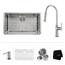 single bowl kitchen sink with faucet