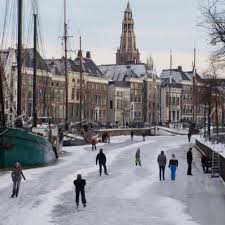 Winter In Europe 2012 Groningen The Netherlands Groningen Stad Nederland