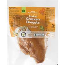 Chicken breast is a great source of lean protein (protein without a lot of accompanying fat). Woolworths Smoked Chicken Breast Fillet 300g 450g Woolworths