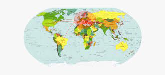 World map with countries shows every country in the world with names. Image East Side Of World Map Hd Png Download Kindpng