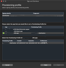 Problem With Sign Distribute Xamarin Forms Ios App Stack Overflow