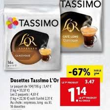 Cafe En Dosettes L Or Tassimo Chez Lidl 02 01 07 01 Catalogues Promos Bons Plans Economisez Anti Crise Fr