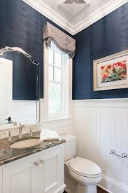 Check spelling or type a new query. Powder Room Navy And White Wallpaper Novocom Top