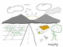 Kumpulan gambar mewarnai pemandangan sungai anak tk paud dan sd. Bencana Alam Dongeng Geologi Laman 18