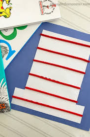 Seuss projects, party ideas, children's books, diy crafts and activities. Cat In The Hat Dr Seuss Craft Messy Little Monster