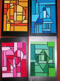 Windows Monochromatic Art Elementary Art Elementary Art Projects
