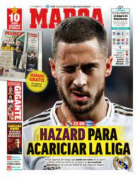 Código postal de la calle plaza barcelona en la ciudad de getafe en madrid, comunidad de madrid. Today S Spanish Papers Hazard Returns For Vital Real Madrid Games Suarez Sharp At Barcelona And Champions League Returns Football Espana