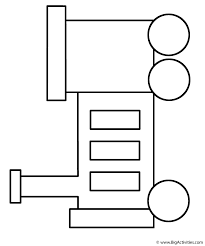 40+ simple train coloring pages for printing and coloring. Train 1 Coloring Page Transportation