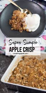 Apple Crisp So Simple To Make In 2020 Easy Apple Crisp Recipe Apple Crisp Easy Apple Crisp Recipes