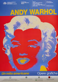 Andy Warhol Marilyn Red And Blue Original Large Poster Mint Expo Italy Andy Warhol Warhol E Serigrafia