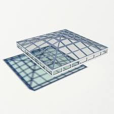 3d Model Pyramidal Broach Roof Rooflight Roof Light 3d Model Model