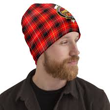 MacIver Modern Tartan Beanies Hat with Family Crest