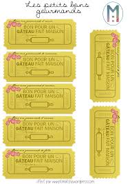 Bons Gourmands A Imprimer Et A Offrir Idees De Calendrier Calendrier De L Avent Bon Cadeau