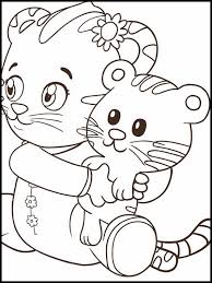 He's the son of dad tiger and mom tiger. Printable Coloring Pages Daniel Tiger 5